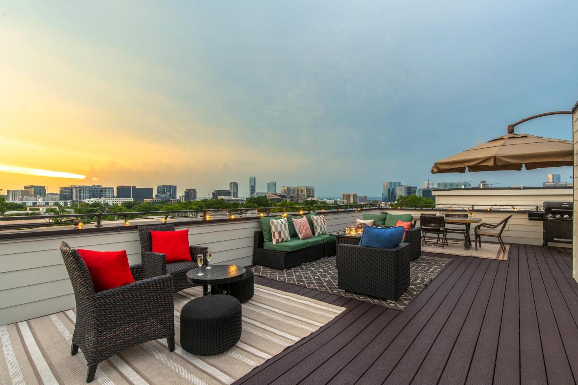 Melodic Skyline - Rooftop Views - 5 Mins To Broadway Villa Nashville Dış mekan fotoğraf